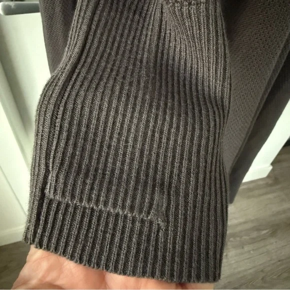 Lululemon Lunar Lengths Wrap Sweater Graphite Grey - Picture 8 of 12